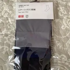 UNIQLO シアーソックス 3足組 レディース 23-26cmのサムネイル