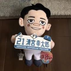 北海道日本ハムファイターズ 選手ぬいぐるみキーチェーン ♯21清宮