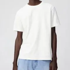 UNIQLO クルーネックTシャツ白黒2点セットXL