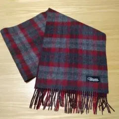 カシミヤ チェック柄 マフラーリバーシブル