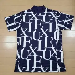LUXEAKMPLUS モックネックシャツ ネイビーのサムネイル
