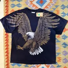 TravisScott着用 LIQUID BLUE イーグル Tシャツ ブラック - メルカリ