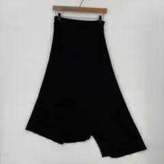 OWN LAUTRÉAMONT アシンメトリーロングスカート ブラック