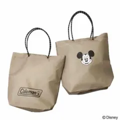 オトナミューズ 付録　コールマン／ミッキーマウス 両A面トートバッグ