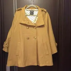 [115] ポンチョ風コート
