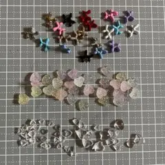 ハンドメイド ネイルパーツ まとめ売り セット バルーン 犬 ハート グミ
