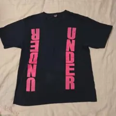 UNDER ANAP Tシャツ ストリート系 ブラック ピンク