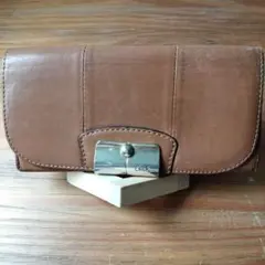 Coach ブラウンレザー 長財布