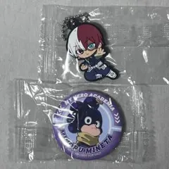 【くら寿司】僕のヒーローアカデミア　キーホルダー&缶バッチセット