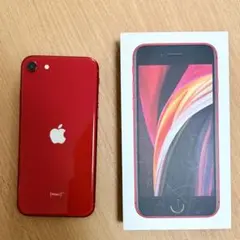 iPhone SE2 64GB SIMフリー 箱あり 動作品 バッテリー非純正