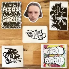 ① グラフィティー ステッカー 6枚セット graffiti グラフィティ