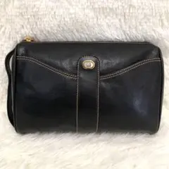 未使用✨ダンヒル レザー クラッチバッグ セカンドバッグ ブラック