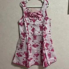 Shirley Temple ピンク ノースリーブワンピース