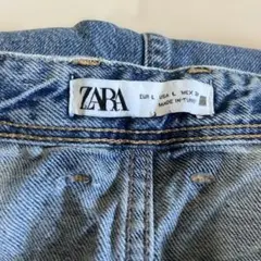 ZARA ダメージデニム　スリットスカートL美品