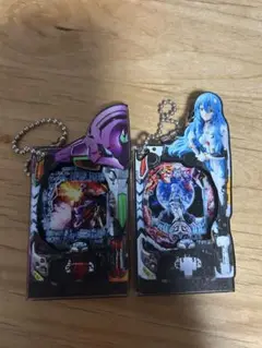 エヴァ大博覧会　エヴァンゲリオン ぱちんこ アクリル ブロック キーホルダー