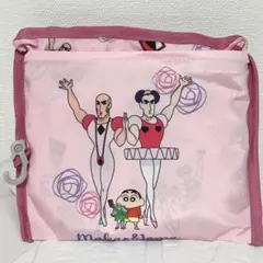マカオとジョマ 映画クレヨンしんちゃん エコバッグ ショッピングバッグ ピンク