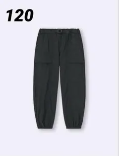 【新品未使用】GU フリースワイドジョガーパンツ 120cm