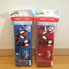 スパイダーマン スパイディ 筆箱 ペンケース ふでばこ 2個セット