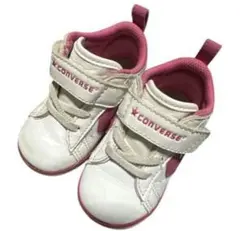 CONVERSE ベビーシューズ 7CK175 ホワイト/ピンク 13.5㎝