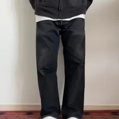 Levi’s 501 ブラックデニム エジプト製 フェード ヒゲ ハチノス 36