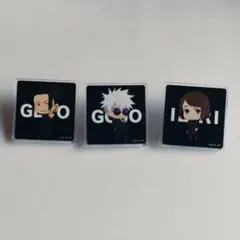 呪術廻戦☆五条悟＆夏油傑＆家入硝子☆アクリルバッジ