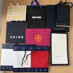 ショップ袋セット Michael Kors, Gucci など