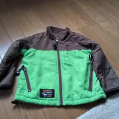 e.a.B ジャケット 100cm 緑/茶