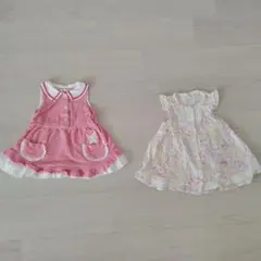 ピンク ノースリーブ ワンピースのサムネイル