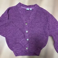 お値下げ✴︎GAP KIDS パープル カーディガン XL