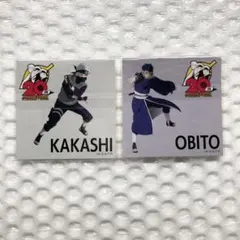NARUTO 20周年 限定ステッカー カカシ オビト