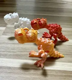 ３Dプリント　恐竜　3体セット