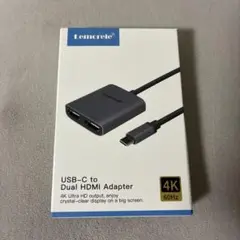 Lemorele USB-C to Dual HDMI Adapter