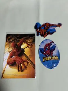 スパイダーマン USJ ポストカード　ステッカー 計3点セットのサムネイル