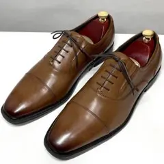 HYDRO-TECH ハイドロテック ストレートチップ ブラウン 27 革靴