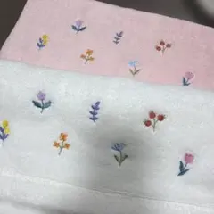 UCHINO 花柄刺繍 バスタオル 2枚セット