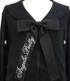 Angelic Pretty ブラックリボンパーカー 学園セーラーパーカのサムネイル