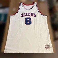 希少】Mitchell & Ness シクサーズ アービング ユニフォーム 6 - メルカリ
