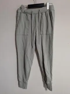 Lsize GU グレー スウェットパンツ 2ポケット