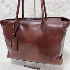 ✨美品✨マザーハウス アンティーク キャリア トート アンティークブラウンのサムネイル