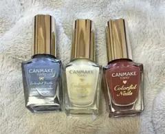 CANMAKE カラフルネイルズ 3本セット
