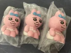 可哀想に! 肩ズン ガチャ マスコット おぱんちゅうさぎ 3個セット