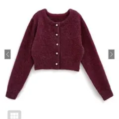 ラメシャギーニットカーディガン[mh30]