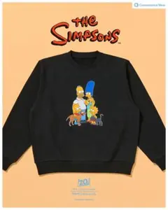 THE SIMPSONS ブラック スウェット　ファミリーマート限定