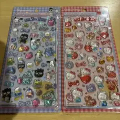 【正規品】ボンボンドロップシール　サンリオ　赤キティ・はぴだんぶい