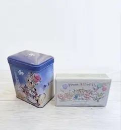 【香港 ディズニー 限定】 デイジー と ダッフィー＆フレンズ 空き缶 セット