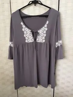 ⭐️LL〜5L＊豪華レースチュニック大きいサイズ