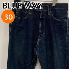 BLUE WAY パンツ デニムパンツ ストレートパンツ 30【CB835】のサムネイル