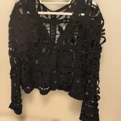 omekshiパッチクロシェカーディガンのサムネイル