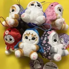 モフサンド 海の生き物にゃん～和～ マスコット 桜満開 サメにゃん コンプセット