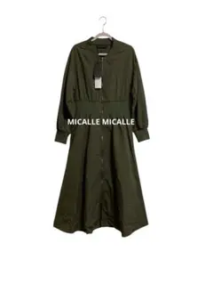 【MICALLE MICALLE/ミカーレミカーレ】ナイロンジャケットワンピース